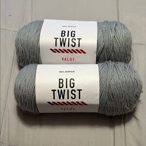 Big Twist value sage Yarn 2 skeins